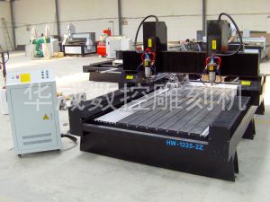 烟台蓬莱双头立体多功能石材雕刻机HW-1325-2Z