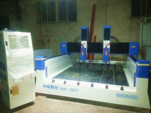 烟台蓬莱HW1825双头重型石材雕刻机